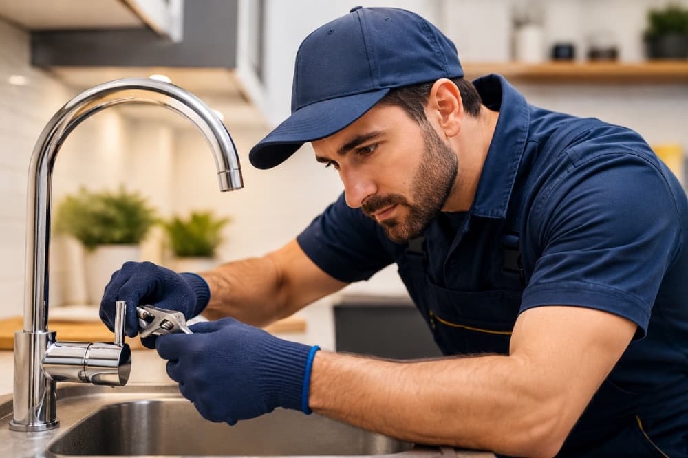 Electrician working